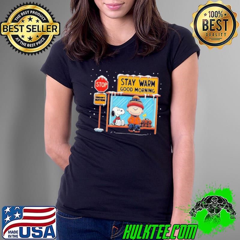 Snoopy Christmas Stay Warm Good Morning shirt