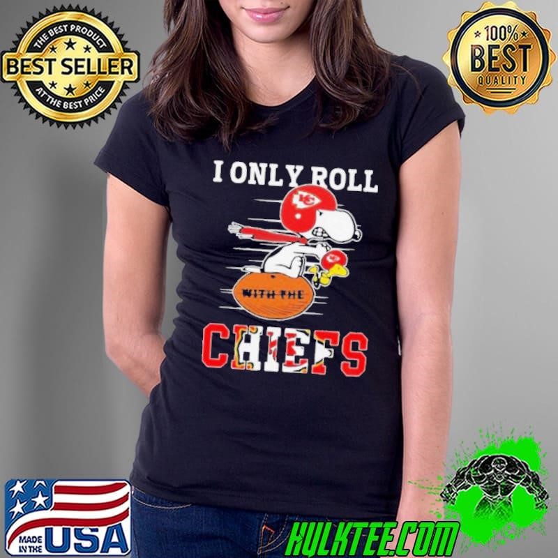 Snoopy Kansas City Chiefs and Woodstock shirt