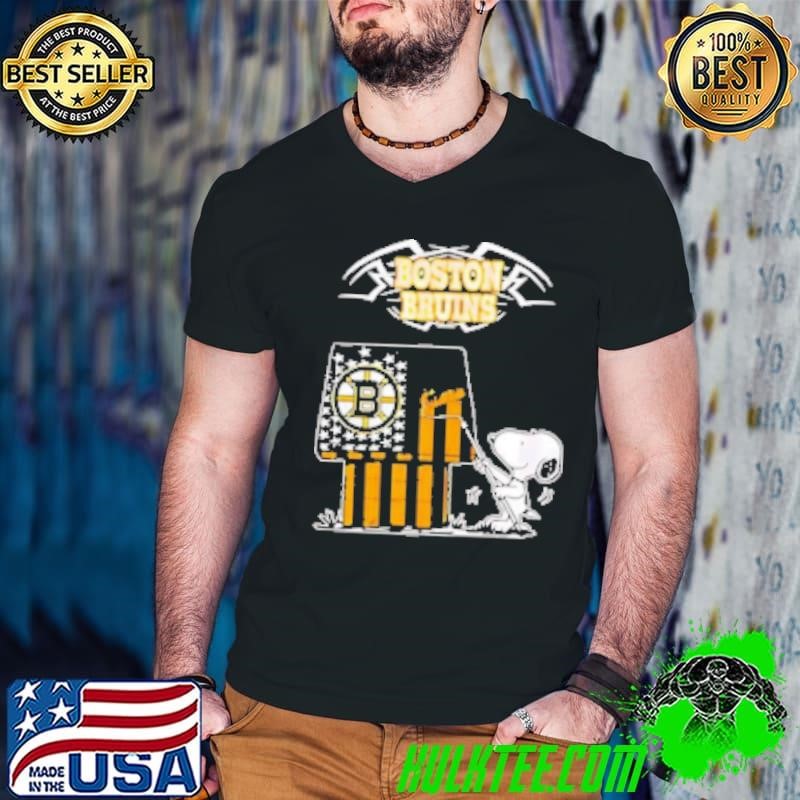 Snoopy painting house Boston Bruins Hockey Shirt