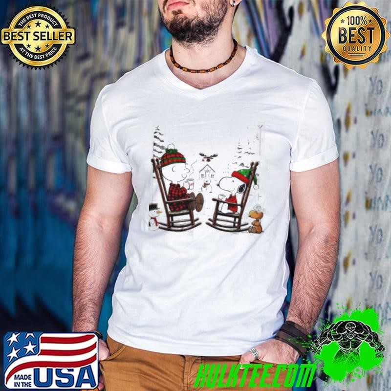 Snoopy x Charlie Brown snow day Christmas shirt