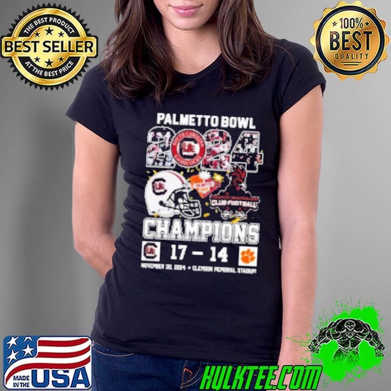 South Carolina Gamecocks Palmetto Bowl 2024 Champions T Shirt Ladies Tee