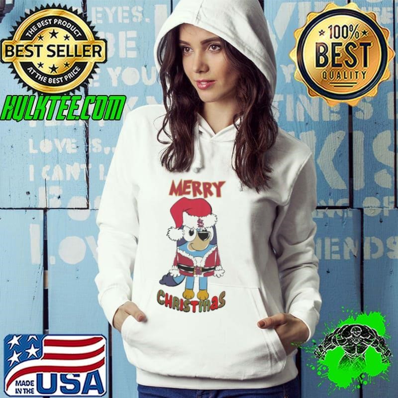 St Louis Cardinals Bluey Merry Christmas 2024 Hoodie