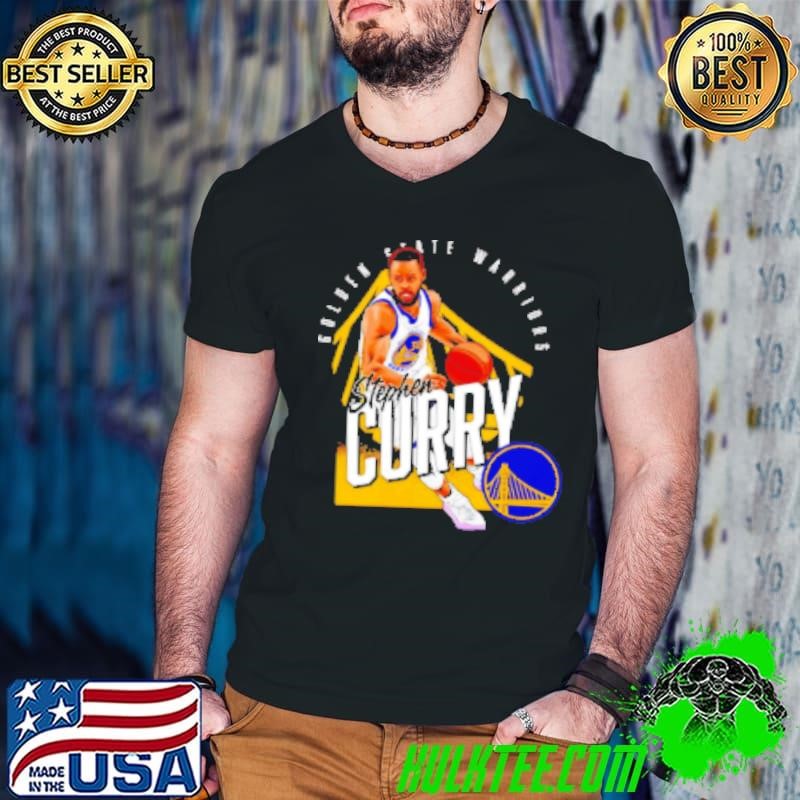 Steph Curry Golden State Warriors NBA basketball shield vintage Guys V Neck