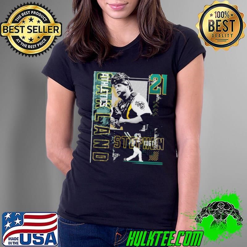 Stephen Vogt American professional baseball manager Poster Athletics Ladies Tee