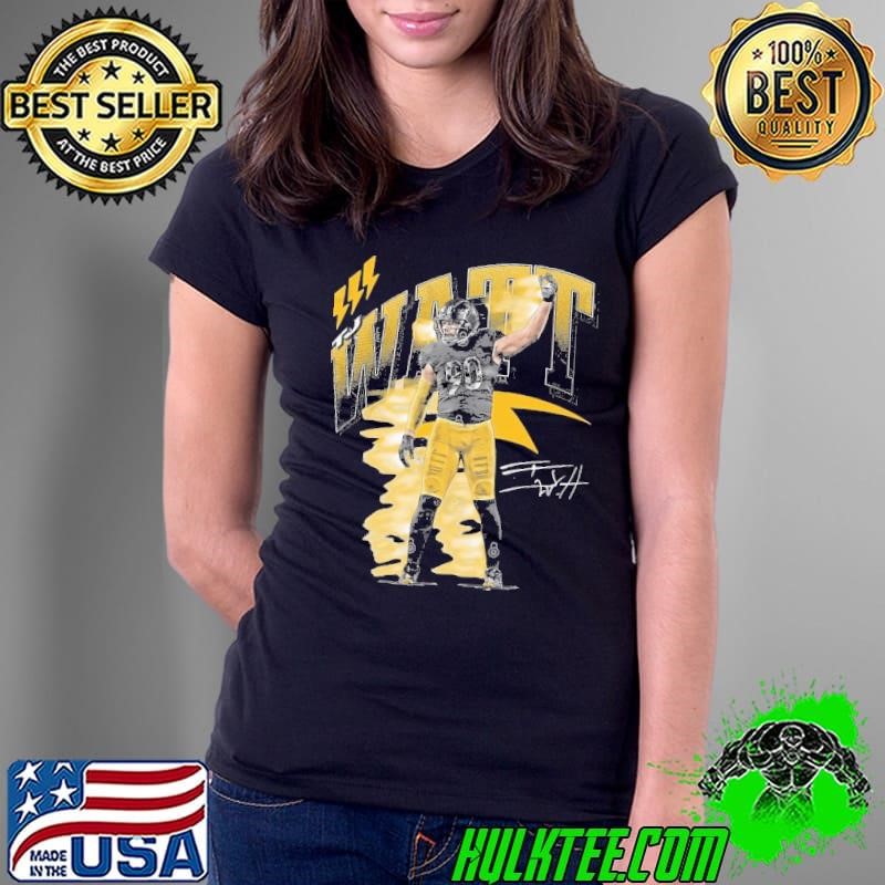 T.J. Watt American professional football linebacker Pittsburgh Retro T-Shirt