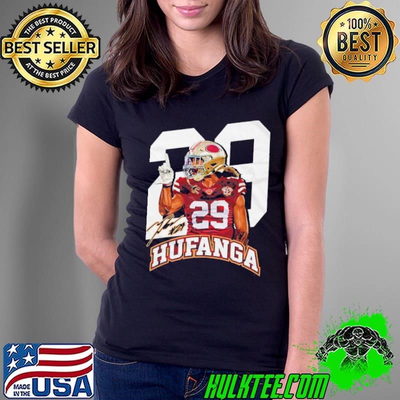 Talanoa Hufanga American professional football safety San Francisco Star Player T-Shirt