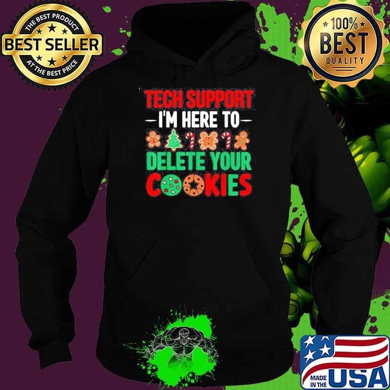 Tech Support Christmas Cookies Women Men Funny Christmas Hoodie