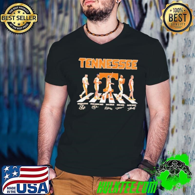 Tennessee Volunteers stars abbey road signatures shirt