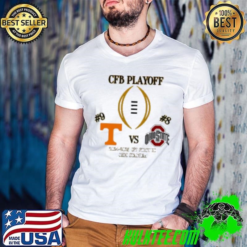 Tennessee Volunteers vs Ohio State Buckeyes 2024 2025 CFB Playoff schedule Shirt