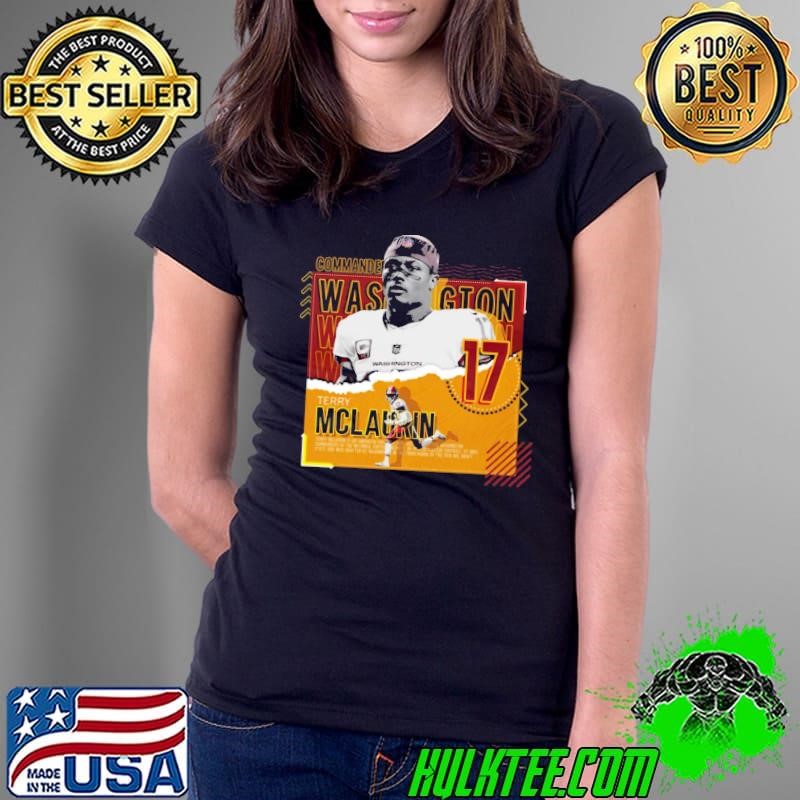 Terry Mclaurin American professional football wide receiver Poster Commanders Ladies Tee