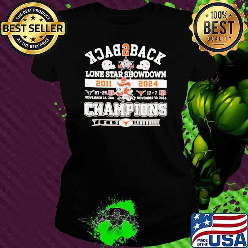 Texas Longhorns 2024 Lone Star Showdown champions shirt