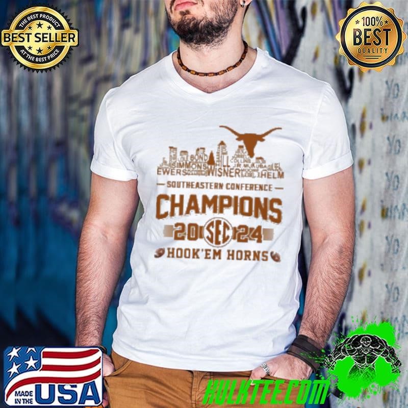 Texas Longhorns Team SEC Football Champions 2024 Shirt
