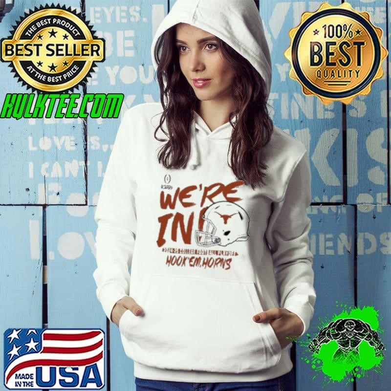 Texas Longhorns We're In 2024 College Football Playoff Bound Helmet Hoodie