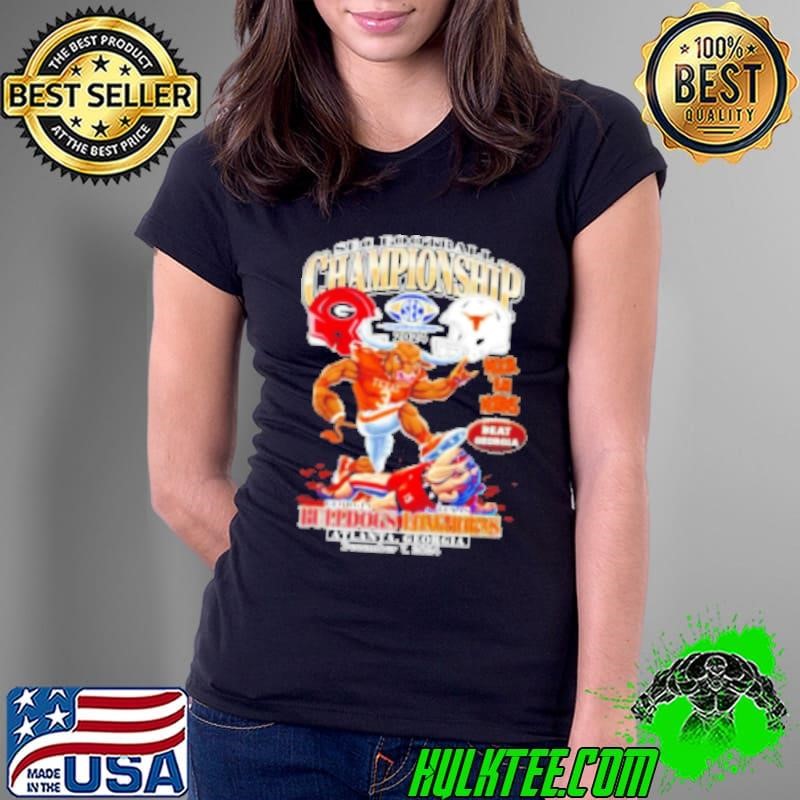 Texas Longhorns vs Georgia Bulldogs 2024 Sec football Championship hook'em horns Shirt