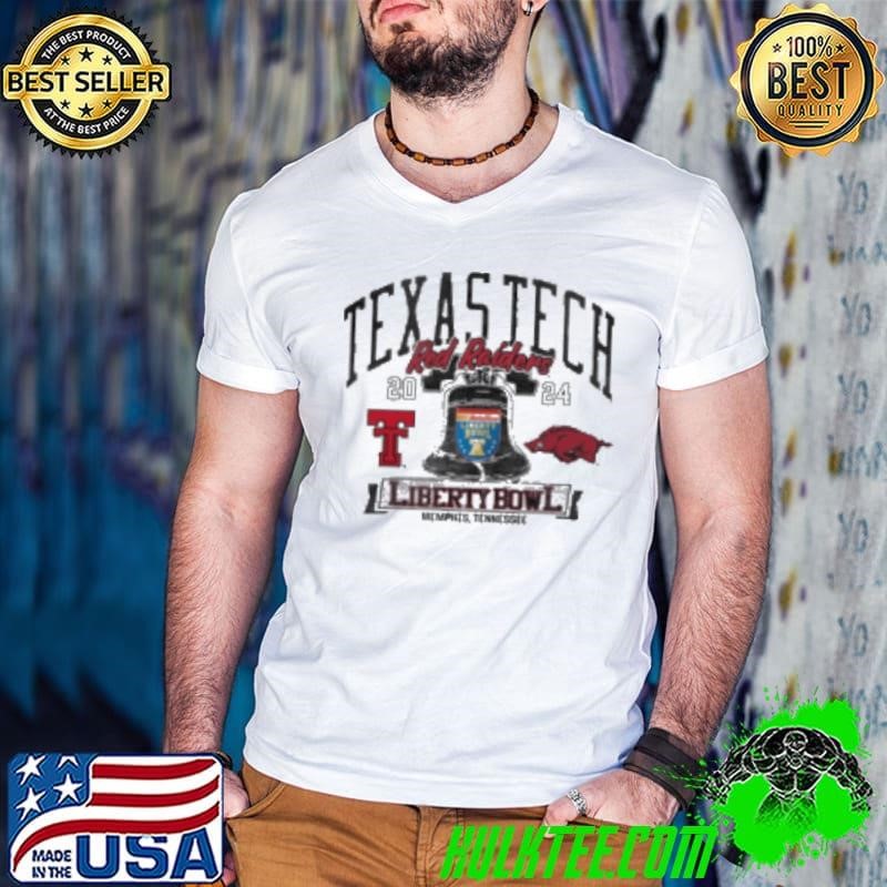 Texas Tech Red Raider Vs Arkansas Razorbacks 2024 Liberty Bowl Liberty Bell Memphis Tennessee Shirt