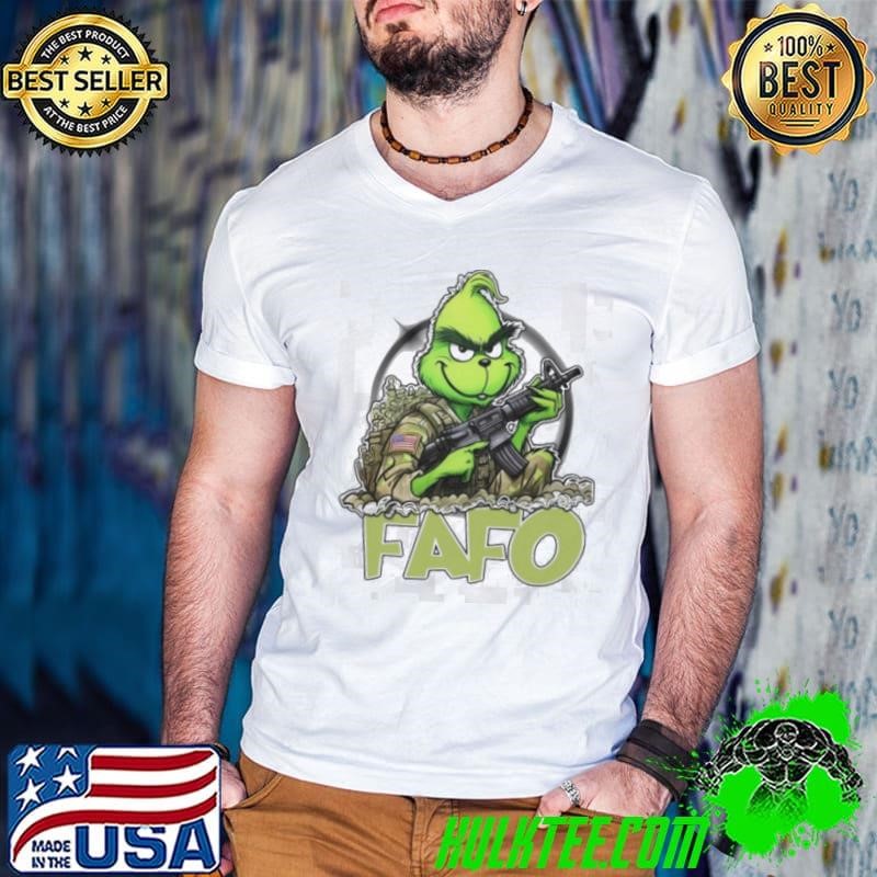 The Grinch Fafo Merry Christmas Shirt