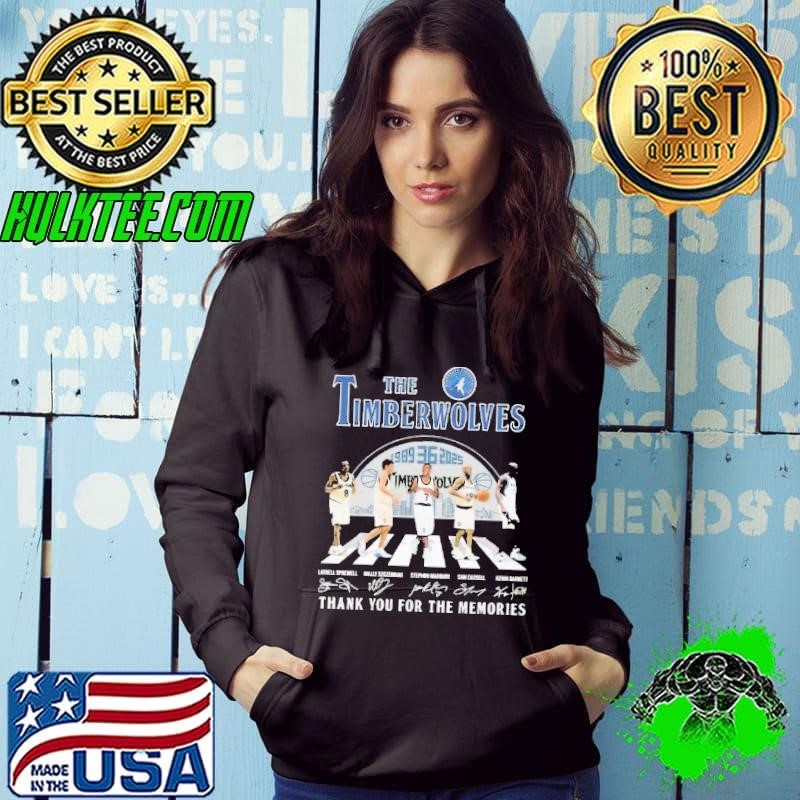 The Minnesota Timberwolves 1989-2025 Signature Thank You For The Memories Shirt
