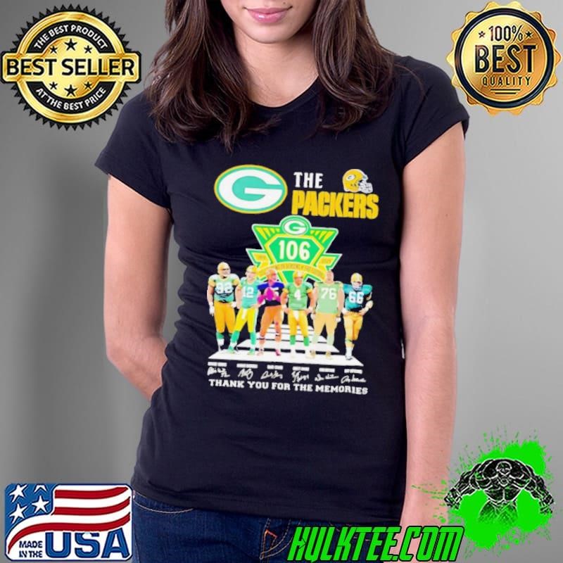The Packers 1919 2025 thank you for the memories signature shirt