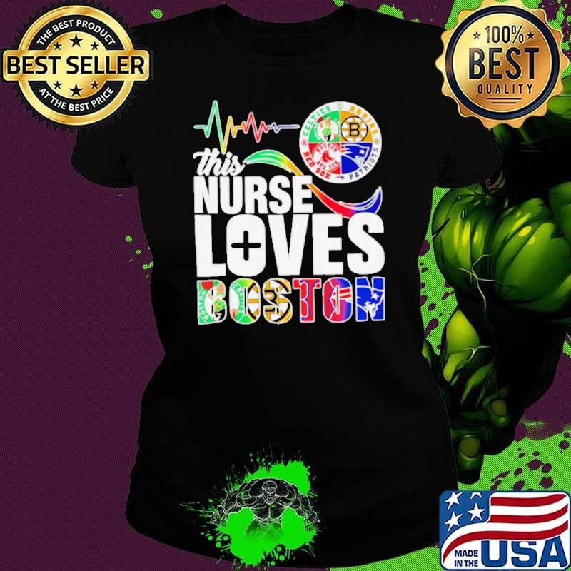 This nurse loves Boston sports shirt