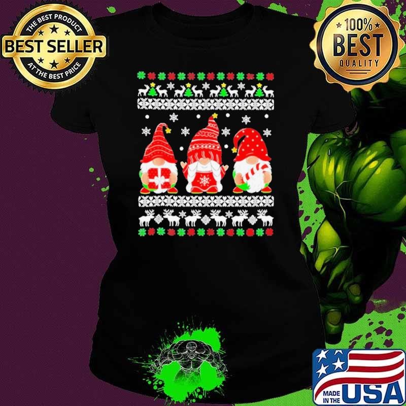 Three Gnome ugly Christmas shirt
