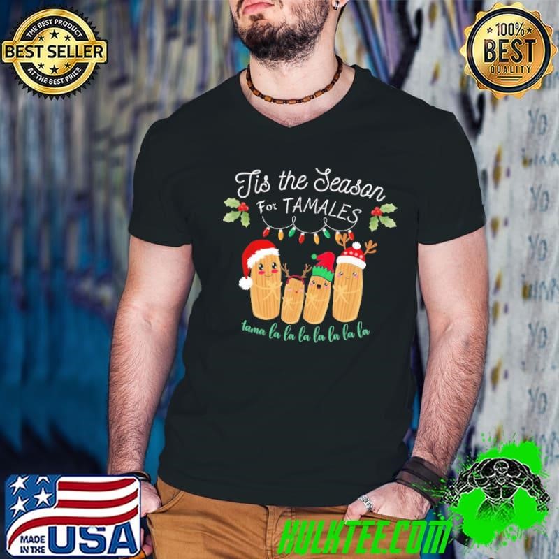 Tis The Season For Tamales Mexican Christmas Guys V Neck