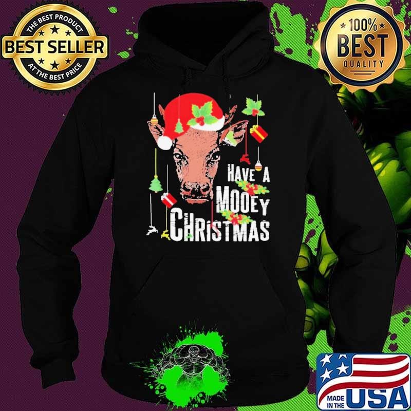 Top Cow Have A Mooey Christmas Hoodie