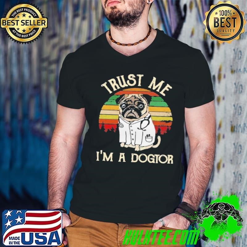Trust Me I’m A Dogtor Vintage Guys V Neck