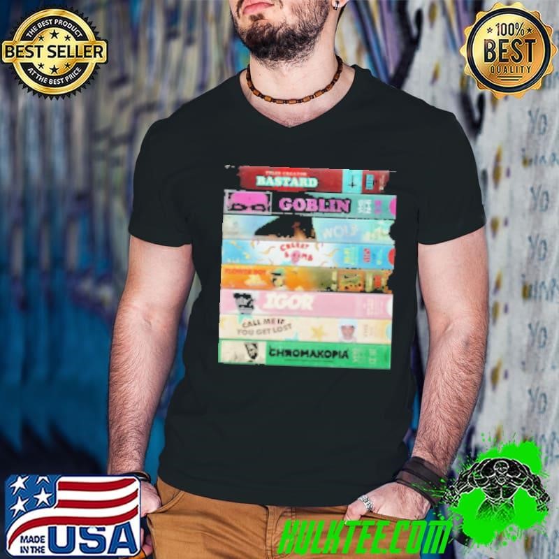Tyler The Creator VHS Discography Shirt