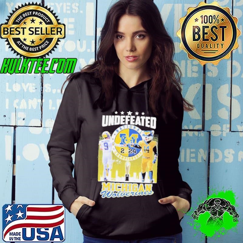 Undefeated 2024 Champions Michigan Wolverines football shirt