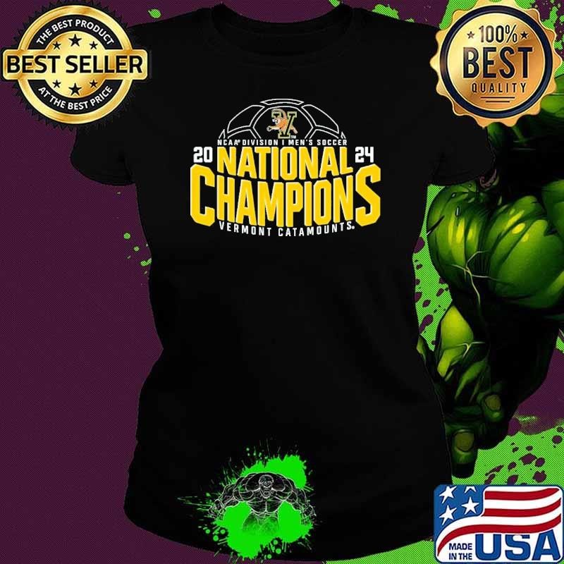 Vermont Catamounts 2024 NCAA Division I Men’s Soccer National Champions Ladies tee