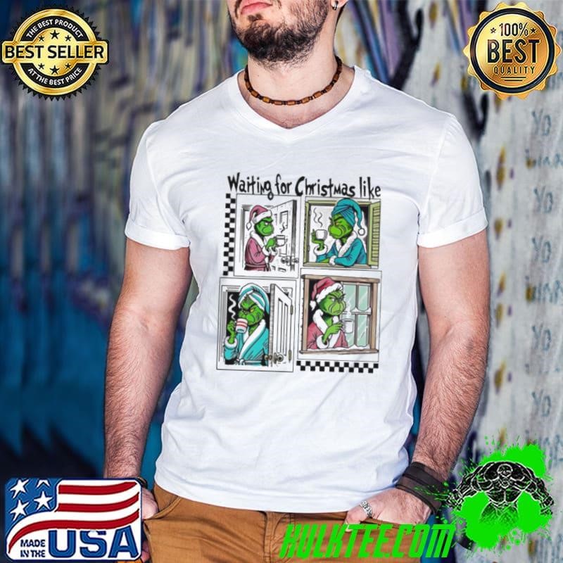 Waiting For Christmas Like Grinch comic Guys V Neck