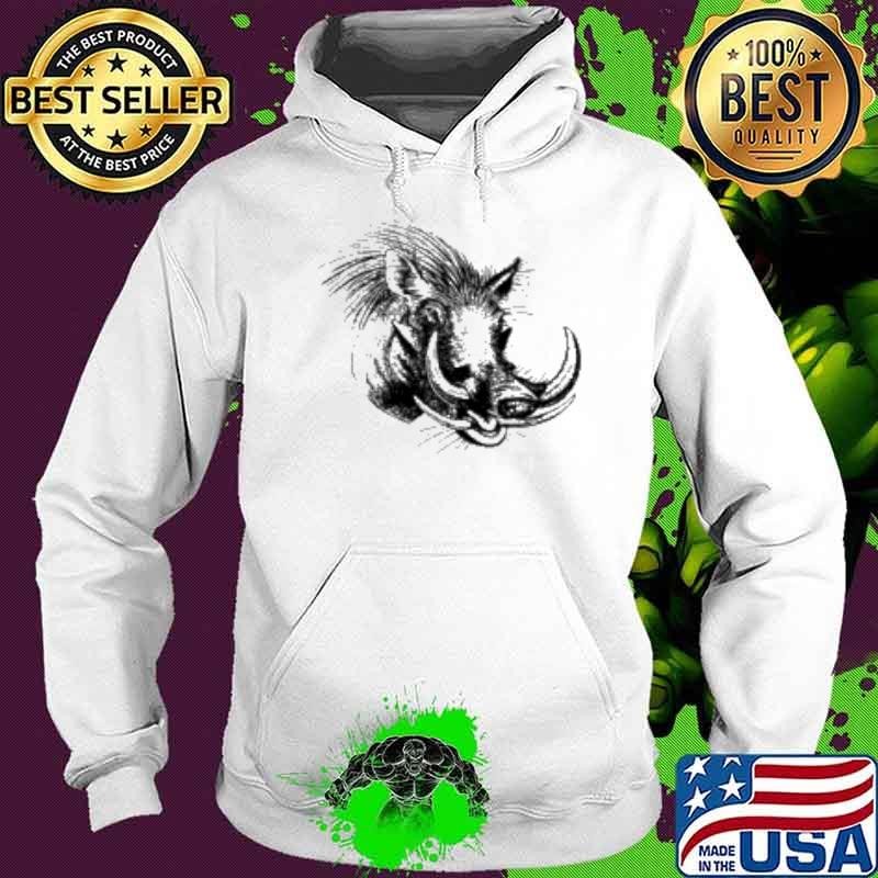 Warthog Boar Shirt Pig Hunting African Hunter Hoodie