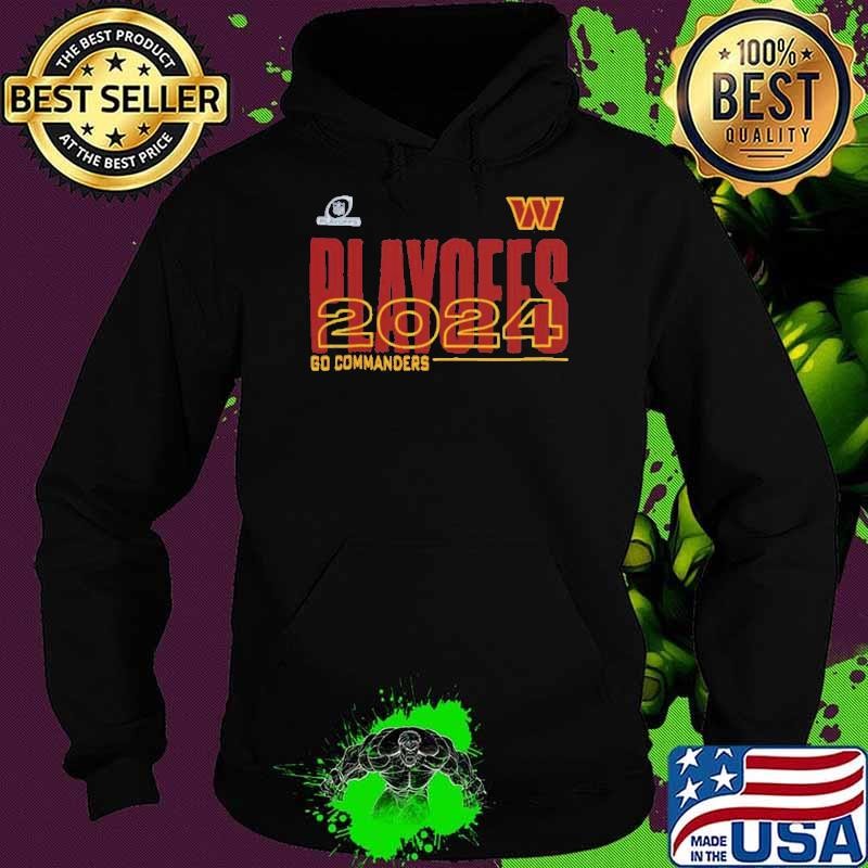 Washington Commanders Go Commanders 2024 NFL Playoffs Hoodie