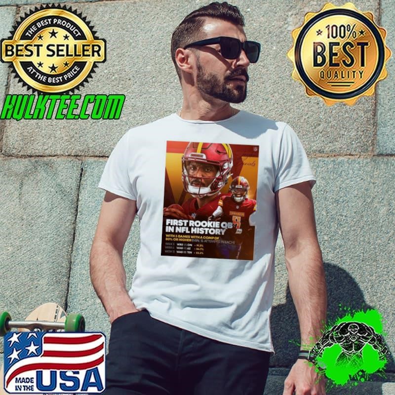 Washington Commanders Jayden Daniels First Rookie QB In NFL History 2024 Poster shirt
