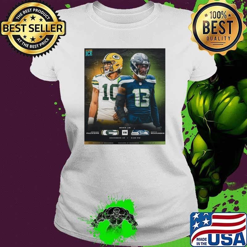 Week 15 Green Bay Packers Vs Seattle Seahawks December 15 on Sunday Night Packers Ice Poster shirt