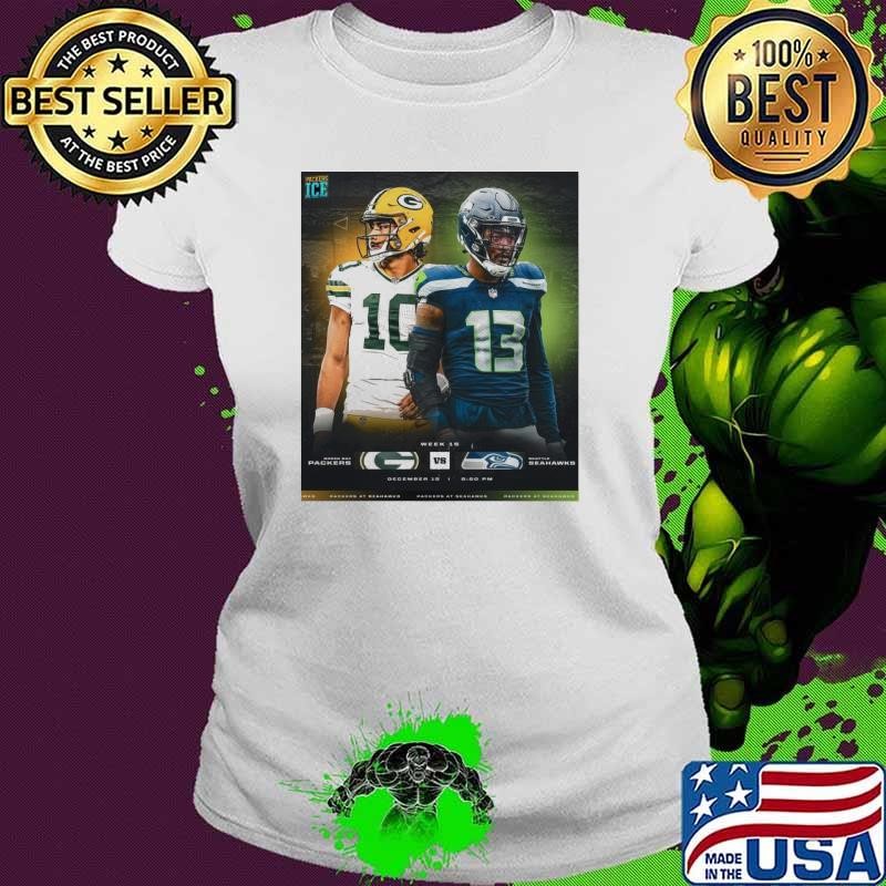 Week 15 Sunday Night Football Dec 15 2024 Seattle Seahawks vs Green Bay Packers Poster shirt
