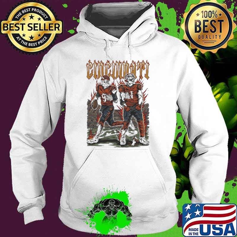 Welcome to Cincinnati Bengals Football skeleton players Hoodie