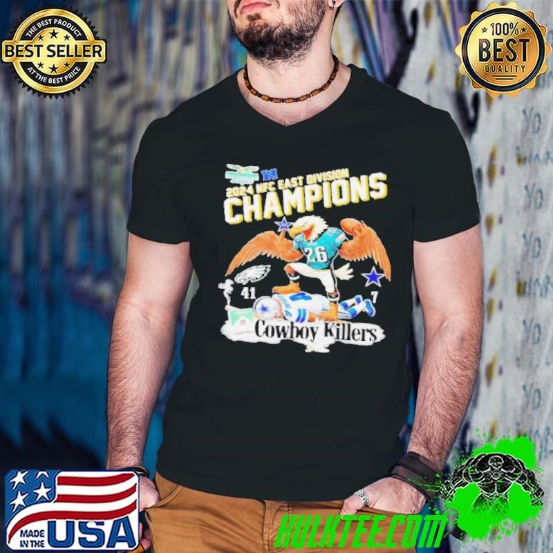 2024 NFC East Division Champions Philadelphia Eagles 41 7 Cowboy Killers Limited Edition Guys V Neck