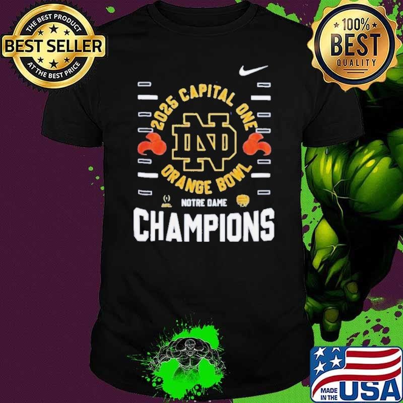 2025 Capital One Orange Bowl Notre Dame Champions Nike Fan Favorite Unisex
