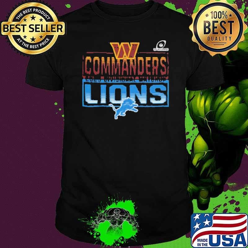 2025 NFL Playoffs Washington Commanders Head To Head Detroit Lions 2025 Divisional Matchup  Shirt