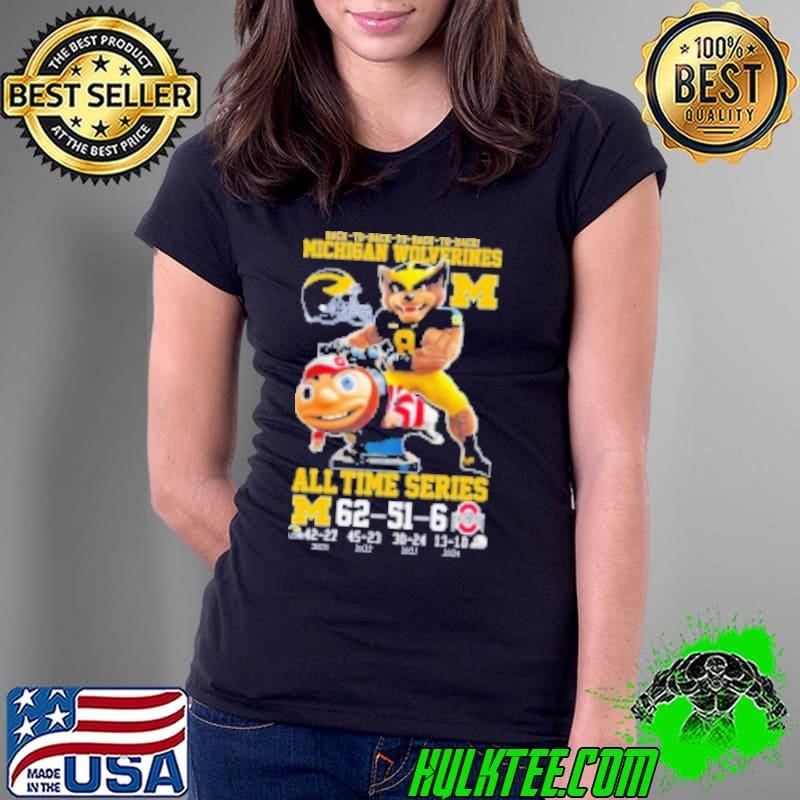 Back To Back Michigan Wolverines All Time Ladies Tee