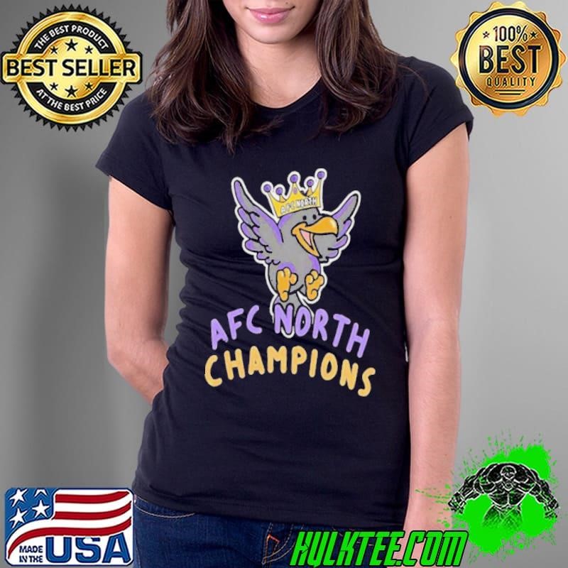 Baltimore Ravens The King Of AFC North Champions NFL Playoffs 2024 2025 Merch By CornDoggyLoL shirt