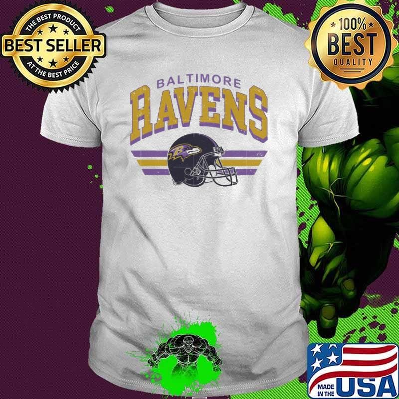 Baltimore Ravens Vintage Helmet Caricature Shirt