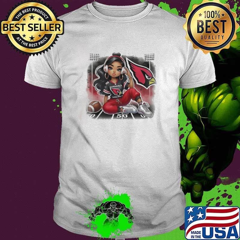 Beautiful girl Arizona Cardinals Football shirt