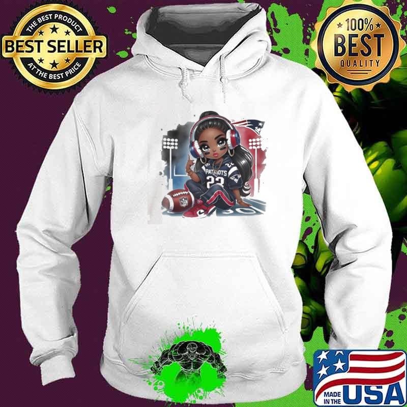 Beautiful girl New England Patriots Football Hoodie