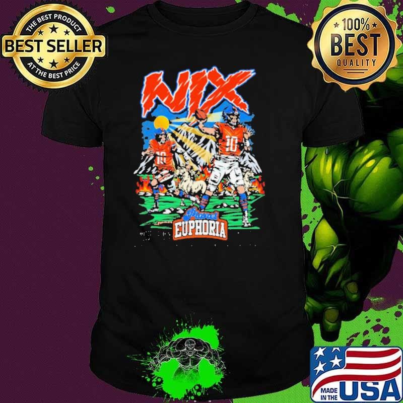 Bo Nix Denver Broncos NFL Planet Euphoria Art shirt