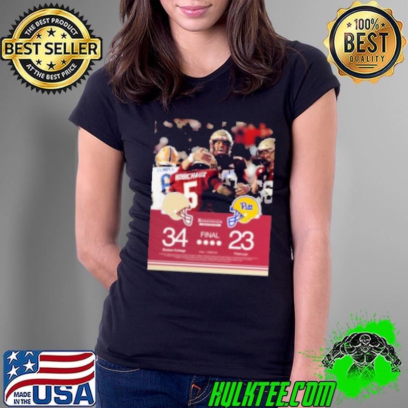 Boston College Eagles 34 23 Pittsburgh Panthers Rodenhiser Home Services Shirt