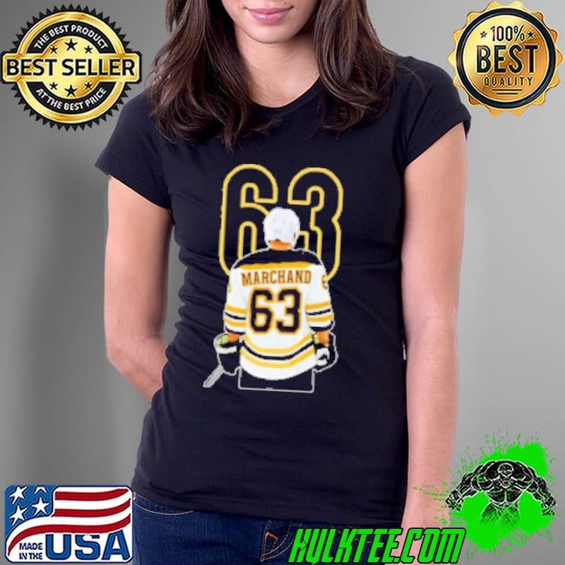 Brad Marchand No. 63 Boston Bruins Hockey Shirt