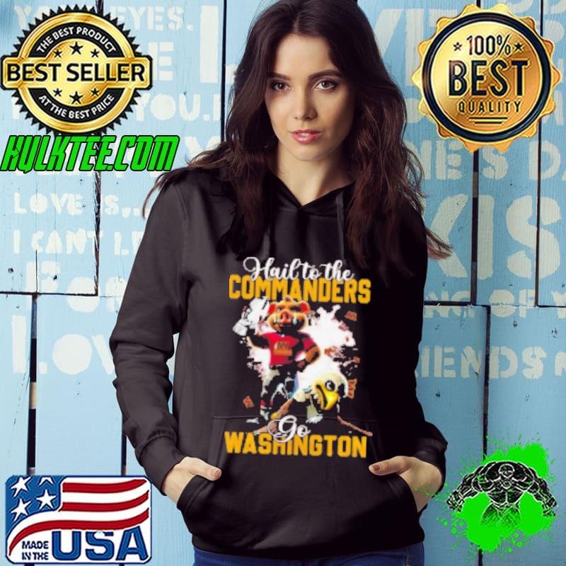 Champs On Our Way To The Washington Commanders Hail To The Go Mascot 2025 Hoodie