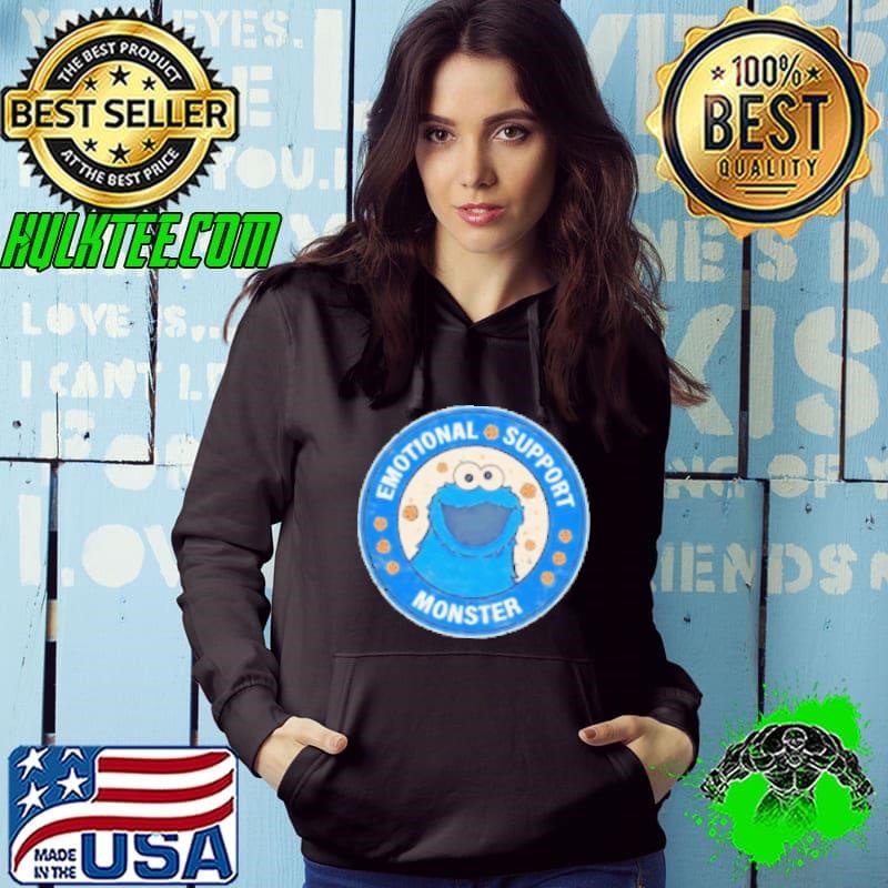 Cookie Monster Emotional Support Monster Hoodie